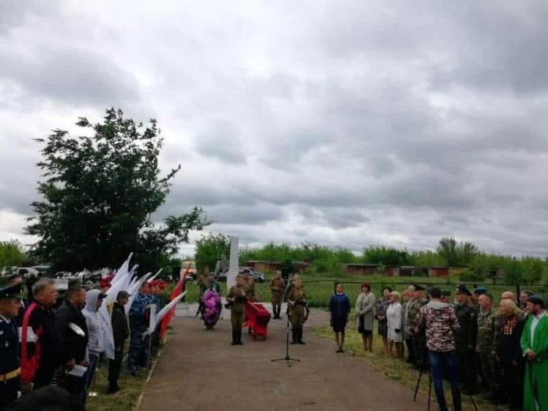 В Туймазах состоялось торжественное перезахоронение останков участника Великой Отечественной войны