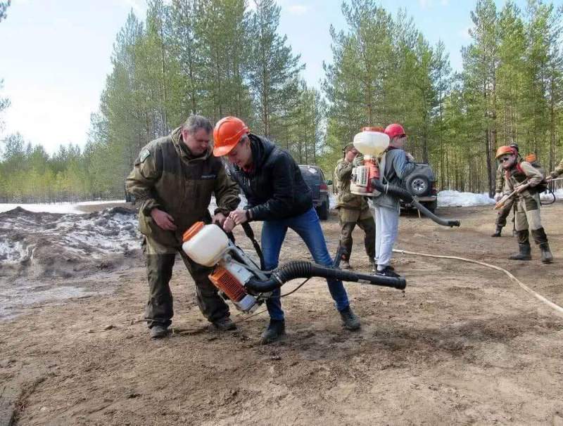 В Красноярском крае сотрудники заповедника провели пожарно-тактические учения.