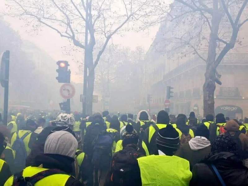 В ходе протеста во Франции задержаны порядка пятисот «желтых жилетов»